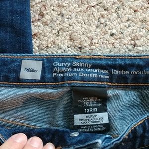 Mossimo curvy skinny jeans